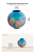 FLOWER VASES Pangong Lake Water Blue Vase