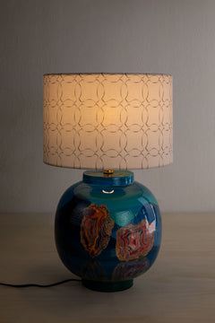 TABLE LAMPS Pangong Lake Water Blue Table Lamp