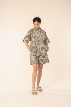 PARA PARA CHEQUERED SHORTS GUNGHO GREEN