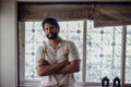 SHIRTS Temple Palm Camp Shirt (Parchment Beige)