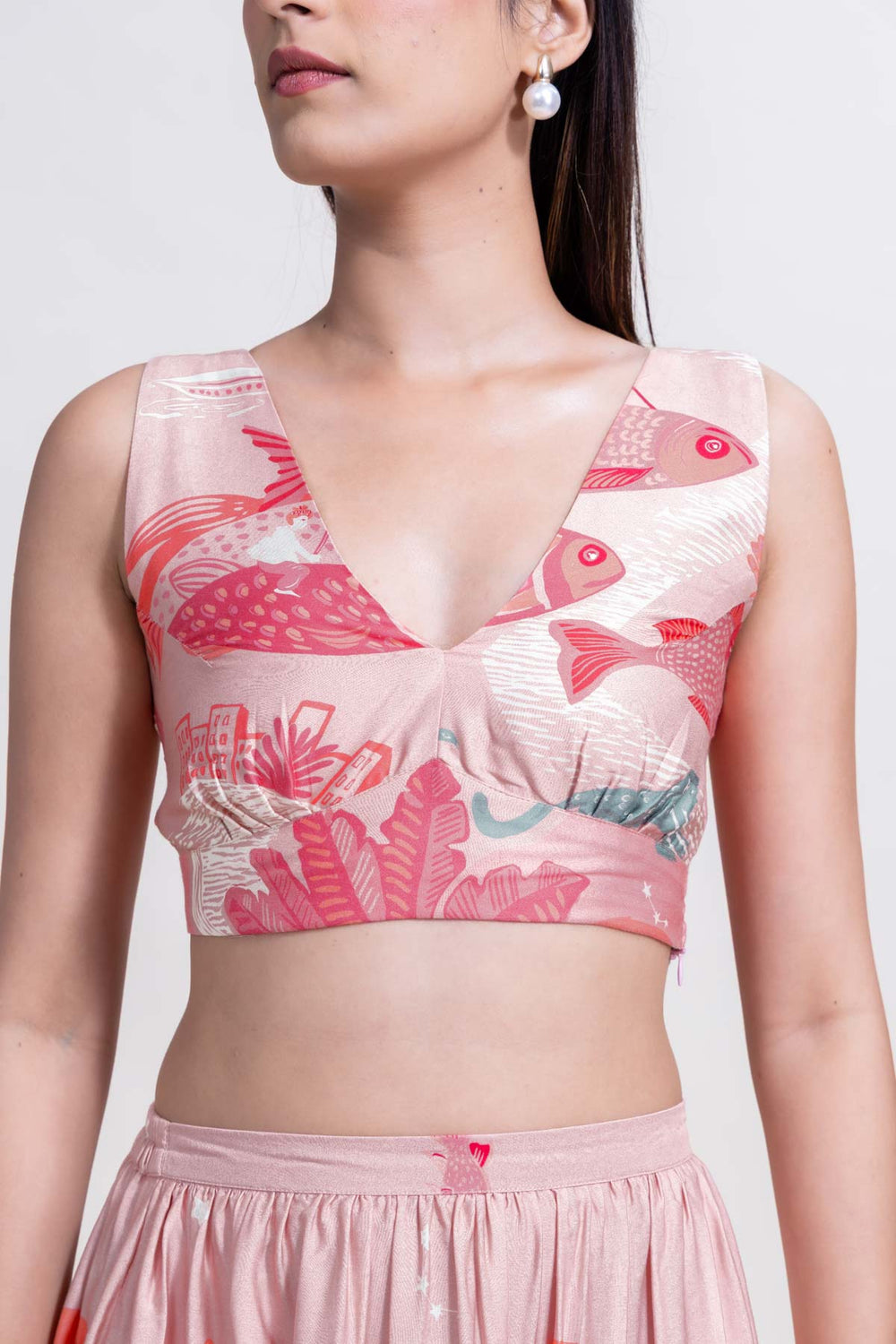 TOPS Mindscape Bralette (Peach Haze)