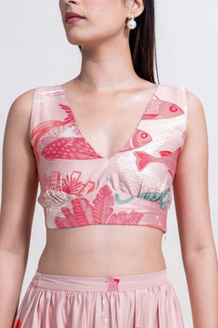 TOPS Mindscape Bralette (Peach Haze)