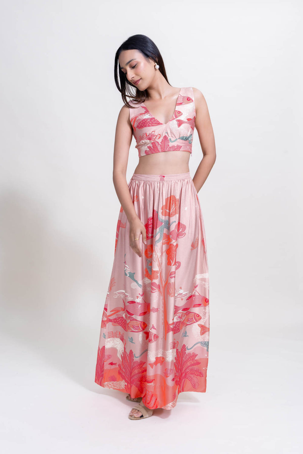 TOPS Mindscape Bralette (Peach Haze)