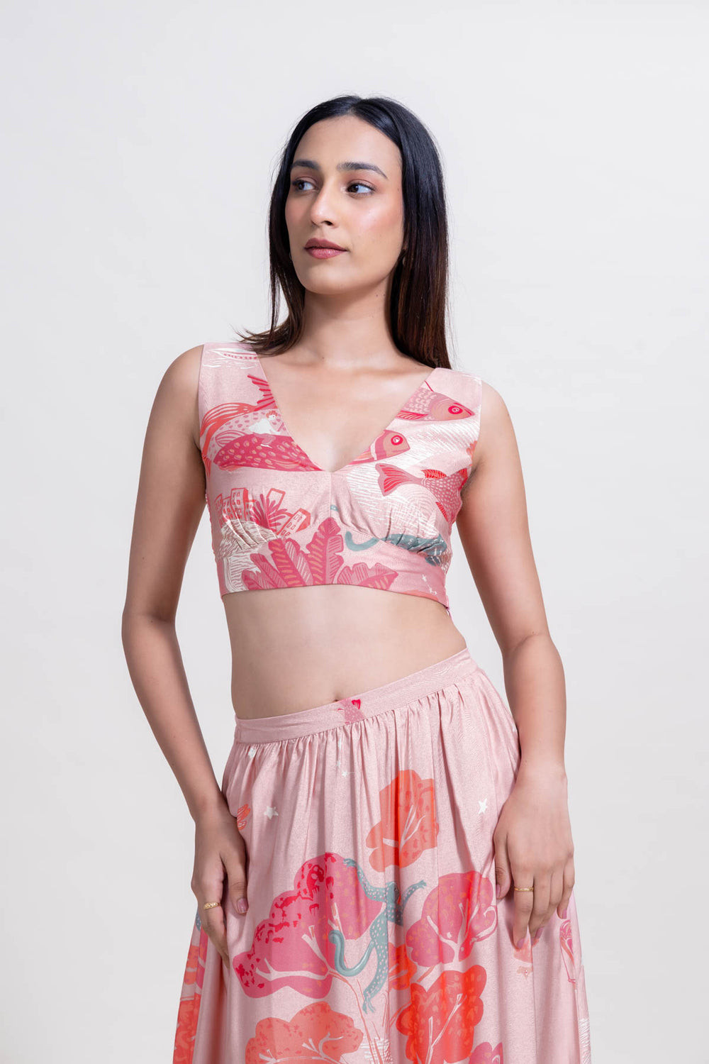 TOPS Mindscape Bralette (Peach Haze)