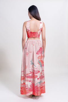 BOTTOMS Mindscape Gathered Skirt (Peach Haze)