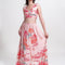 Mindscape Gathered Skirt (Peach Haze)