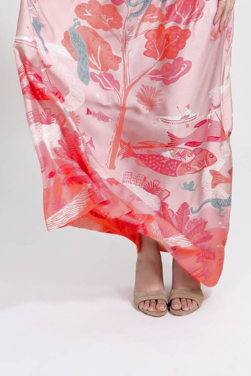 BOTTOMS Mindscape Gathered Skirt (Peach Haze)