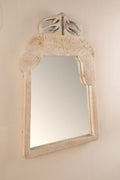 MIRRORS Peacock Wall Mirror (Bleached White)