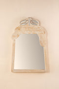 MIRRORS Peacock Wall Mirror (Bleached White)