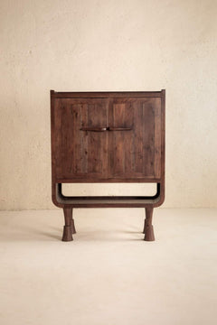 CABINETS Phase Acacia Wood Bar Cabinet