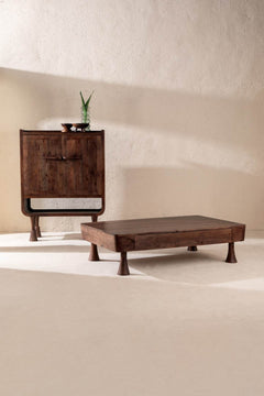 CABINETS Phase Acacia Wood Bar Cabinet