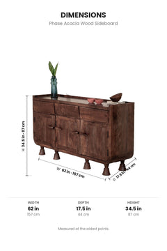 SIDEBOARDS Phase Acacia Wood Sideboard