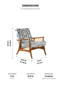 ARMCHAIRS & ACCENTS Pi Teak Wood Armchair