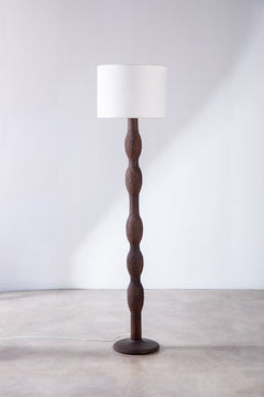 Pillar Floor Lamp (Walnut)