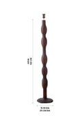 FLOOR LAMPS Pillar Floor Lamp (Walnut)