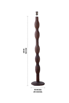 FLOOR LAMPS Pillar Floor Lamp (Walnut)