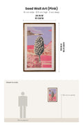 WALL ACCENTS Seed Wall Art (Pink)