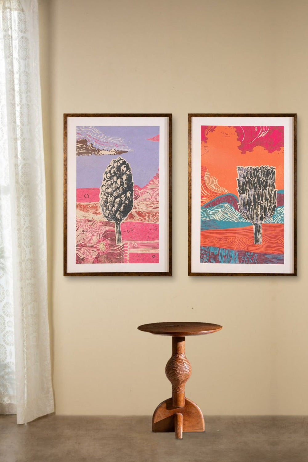 WALL ACCENTS Seed Wall Art (Pink)