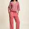 Plane Checks Sundance Pants (Caramine Rose)