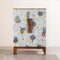 Pod Upholstered Cabinet in Elae Grey Fabric