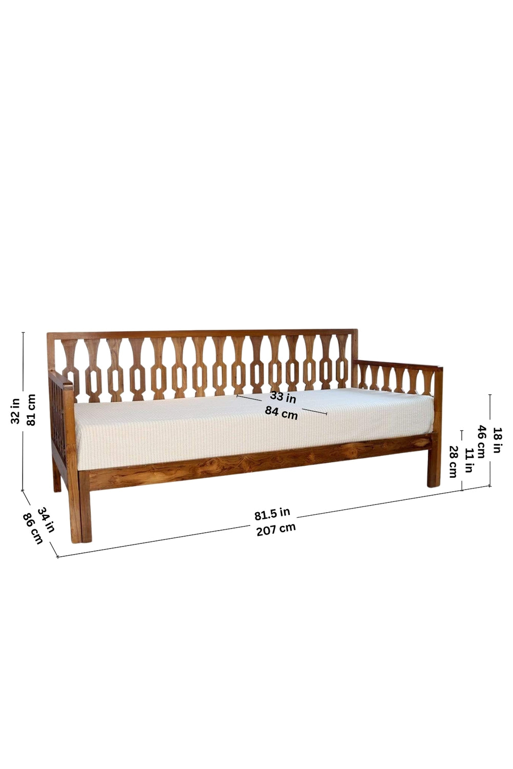 PULL OUT BEDS Andaman Teak Wood Pull Out Bed
