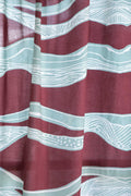 SWATCHES Puzzikoli Grape Sheer Fabric Swatch