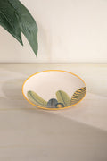 QUEMON DINNER PLATE LEAF GREEN