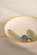 QUEMON DINNER PLATE LEAF GREEN