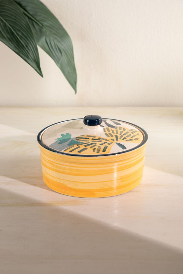 QUEMON LIDDED TUREEN LEAF GREEN