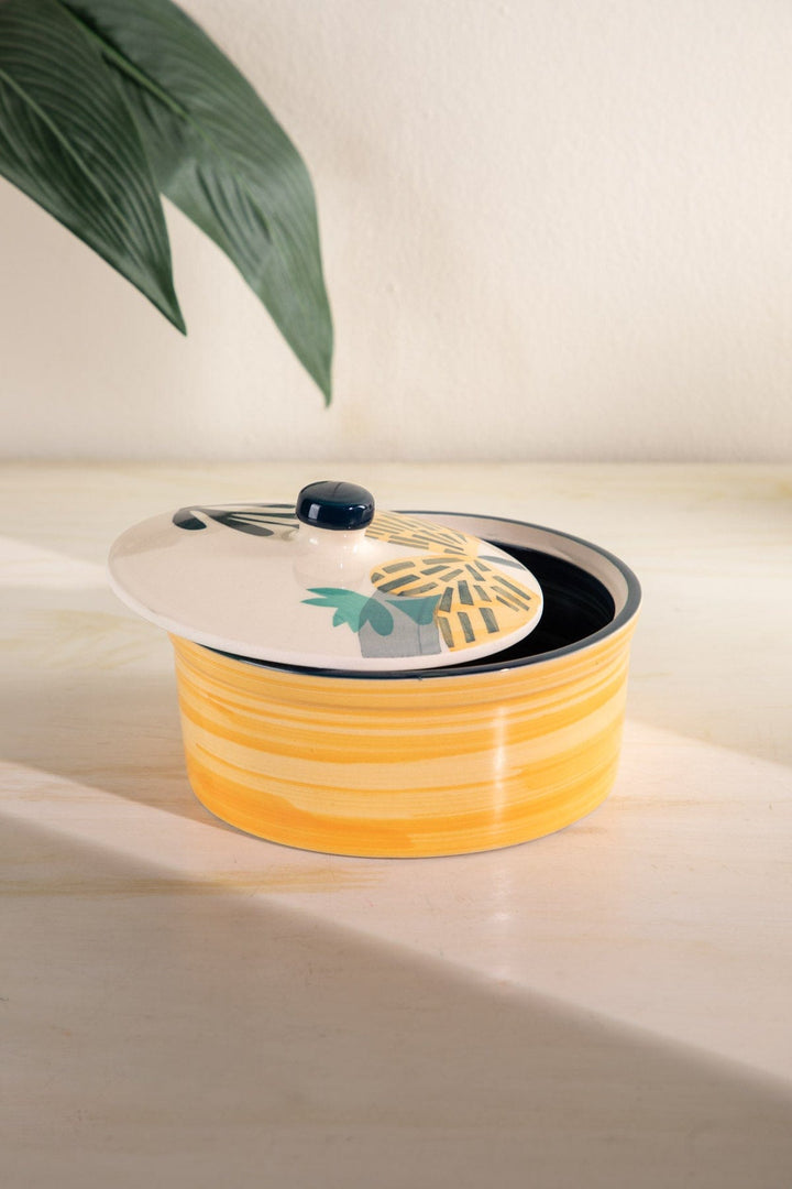 QUEMON LIDDED TUREEN LEAF GREEN