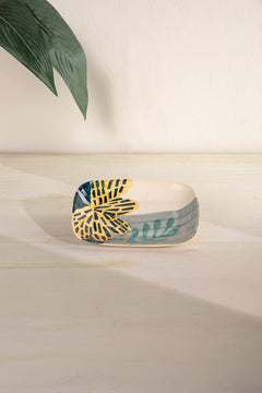 QUEMON NUT TRAY LEAF GREEN