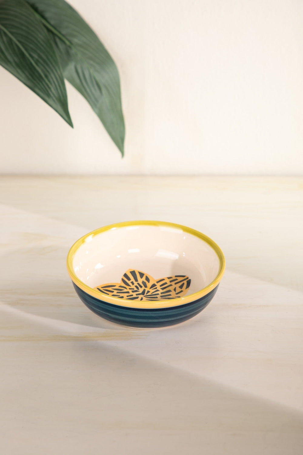 Quemon Cereal Bowl Leaf Green