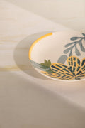 QUEMON SIDE PLATE LEAF GREEN