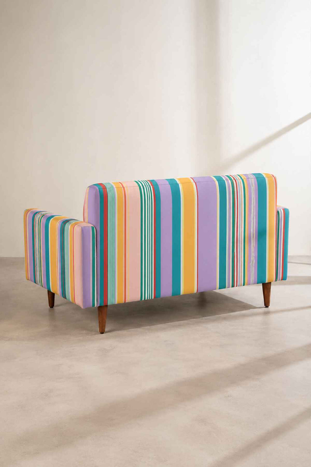 Upholstered Bundle Retro Button Down Sofa in Nu Happy Green Fabric
