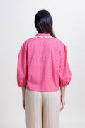 TOPS Schiffli Blouse (Rose)