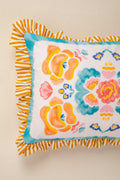 ROSE FRILLS CUSHION COVER MANGO