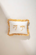 ROSE FRILLS CUSHION COVER MANGO