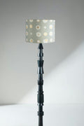 Roz Floor Lamp with Celestial Sky Drum Lampshade (Lunar Gold)