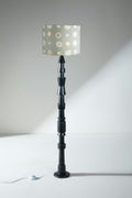 Lighting Bundle Roz Floor Lamp with Celestial Sky Drum Lampshade (Lunar Gold)
