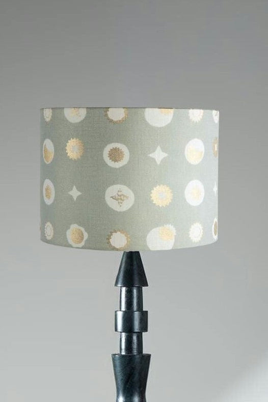 Lighting Bundle Roz Floor Lamp with Celestial Sky Drum Lampshade (Lunar Gold)
