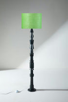 Roz Floor Lamp with Solid Drum Lampshade (Fresh Green)