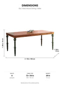 DINING TABLES Roz Teak Wood Dining Table