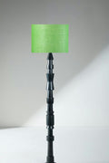 Roz Floor Lamp with Solid Drum Lampshade (Fresh Green)