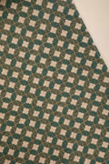 PRINT & PATTERN UPHOLSTERY FABRICS Roz Tile Printed Upholstery Fabric (Jade Green)