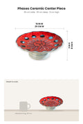 DECORATIVE CENTERPIECES Phases Ceramic Center Piece