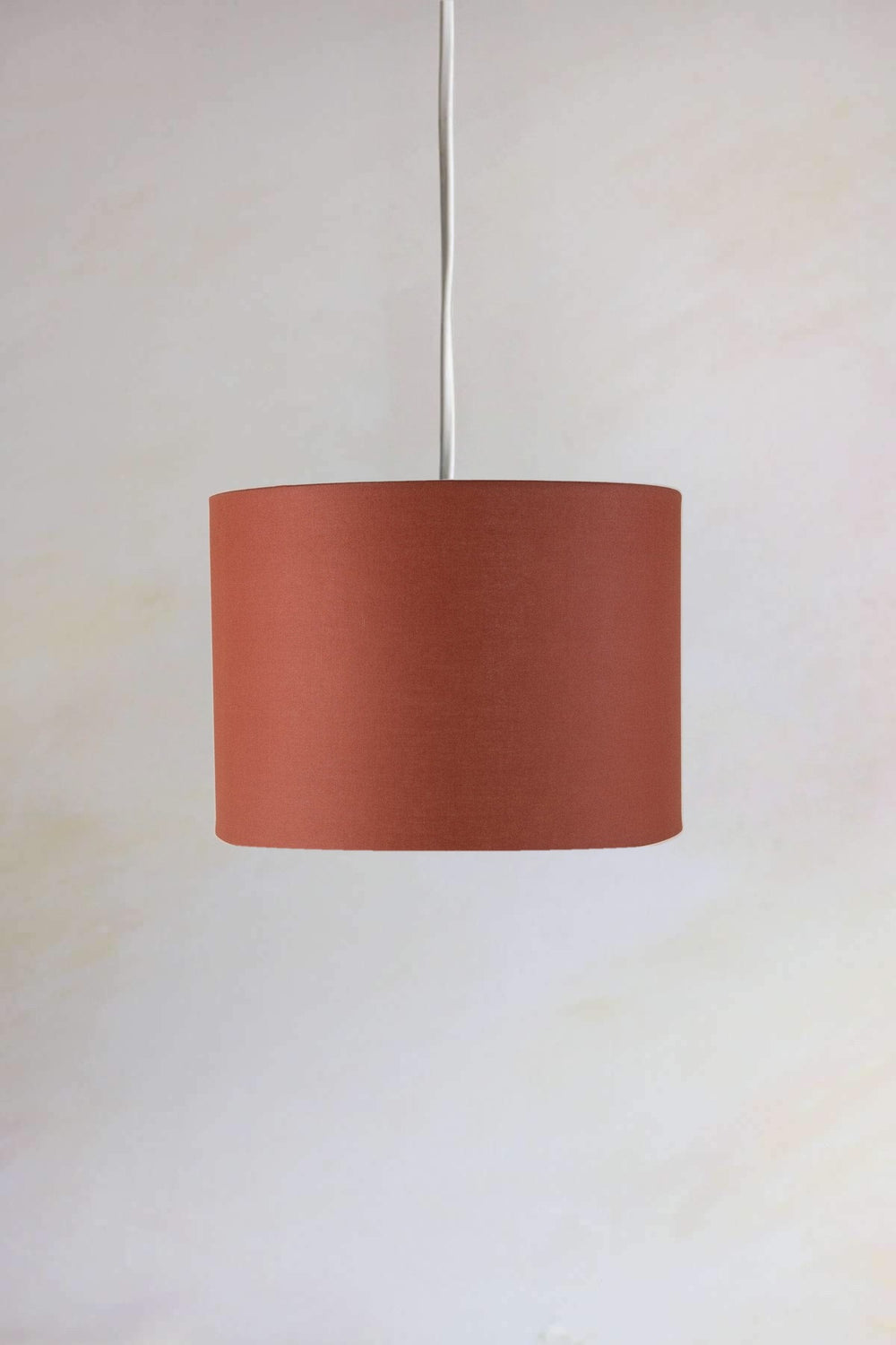 Solid Large Drum Pendant (Rust Red)