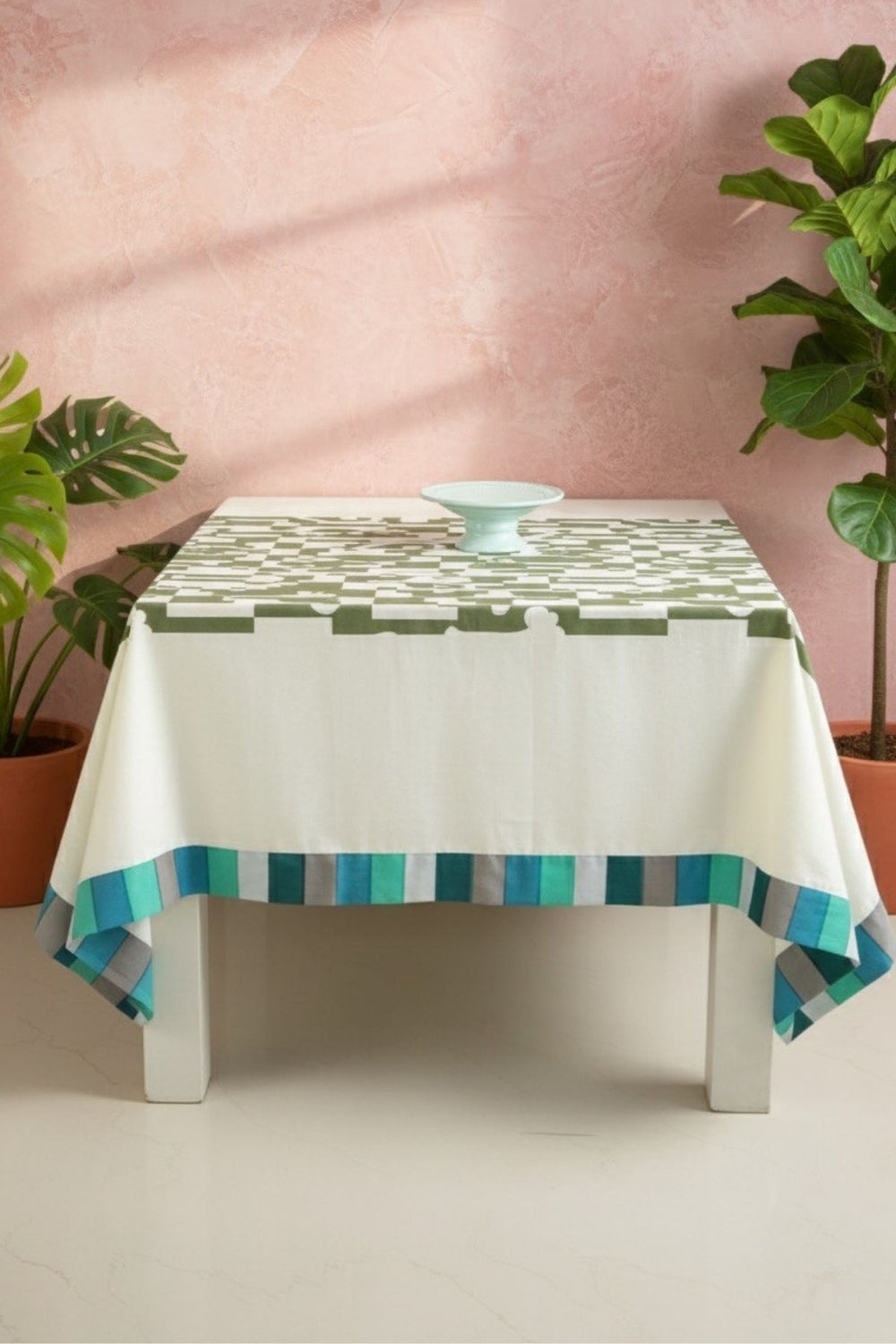 TABLE COVERS Palmyrah Sage Green Table Cover