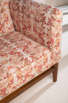 Upholstered Bundle Scandic Sofa in Ylang Ylang Amber Yellow Fabric