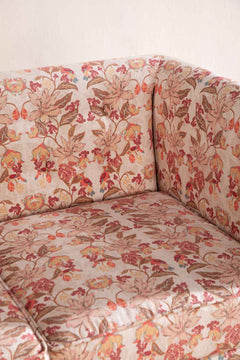 Upholstered Bundle Scandic Sofa in Ylang Ylang Amber Yellow Fabric
