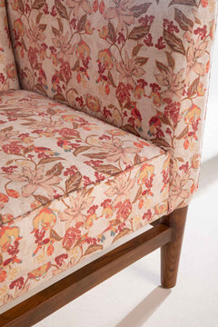 Upholstered Bundle Scandic Sofa in Ylang Ylang Amber Yellow Fabric